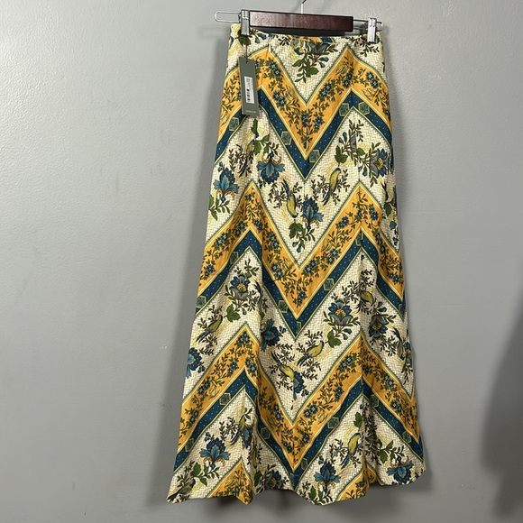 Alemais Maxi Linen Skirt Quinn size US 2 - Picture 8 of 14